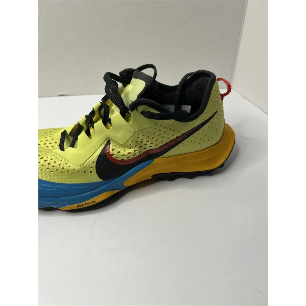 Nike Air Zoom Terra Kiger 7 Trail Shoes Limelight Laser Blue CW6062-300 Size 8.5